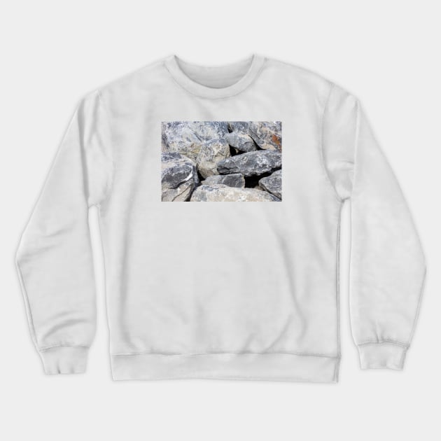 Boulders Stacked On Top Of One Another Crewneck Sweatshirt by textural